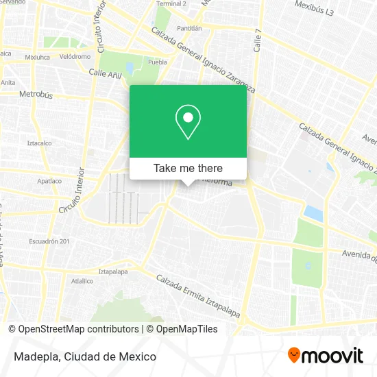 Madepla map