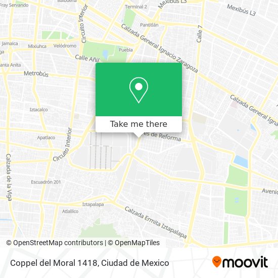 Coppel del Moral 1418 map