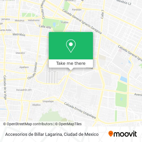 Mapa de Accesorios de Billar Lagarina