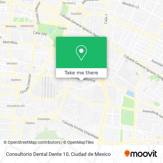 Consultorio Dental Dente 10 map