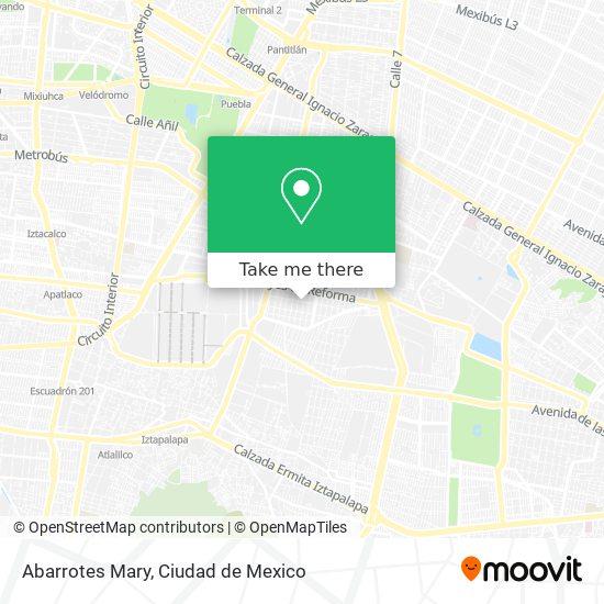 Abarrotes Mary map