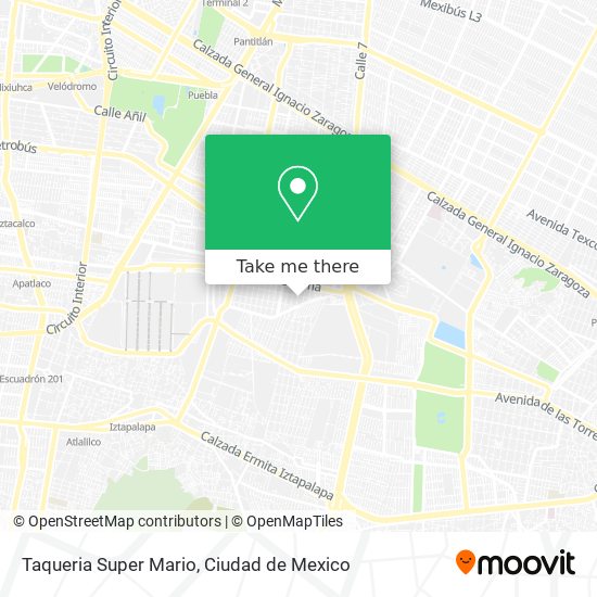 Taqueria Super Mario map