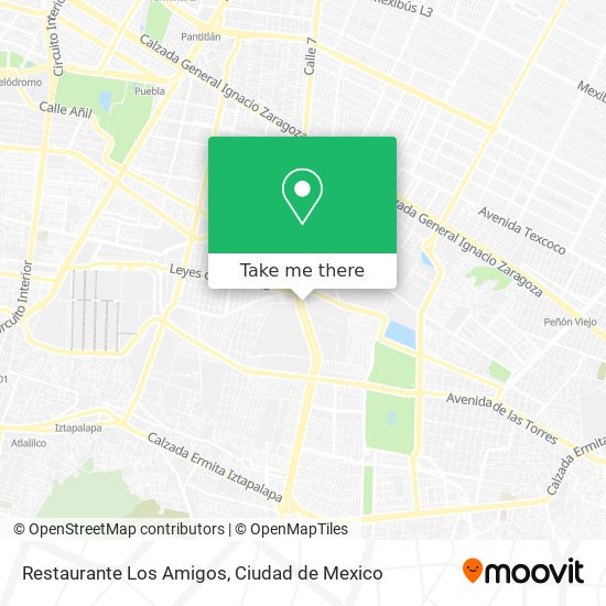 Restaurante Los Amigos map