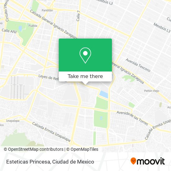 Esteticas Princesa map