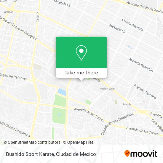 Mapa de Bushido Sport Karate