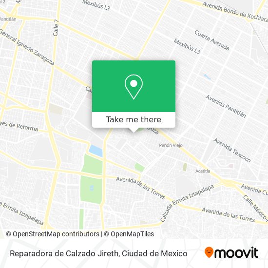 Reparadora de Calzado Jireth map