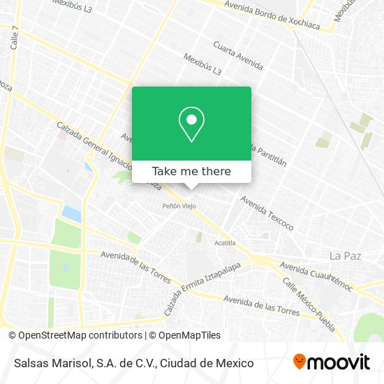 Mapa de Salsas Marisol, S.A. de C.V.