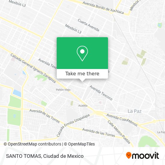 SANTO TOMAS map