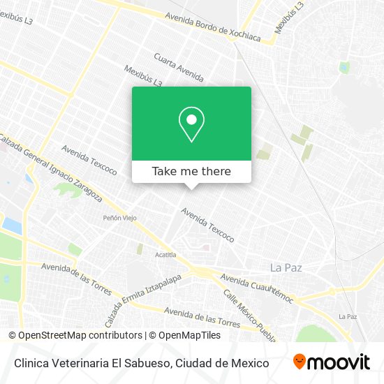 Mapa de Clinica Veterinaria El Sabueso