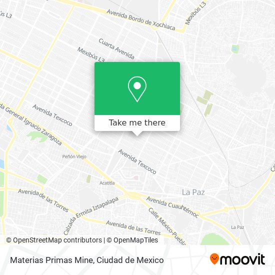 Materias Primas Mine map