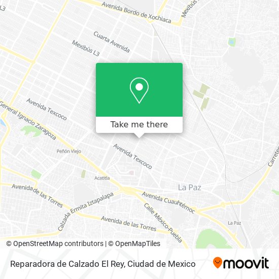 Reparadora de Calzado El Rey map