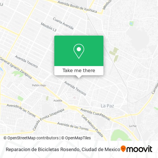 Reparacion de Bicicletas Rosendo map