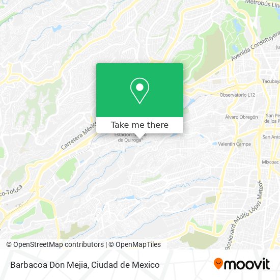 Barbacoa Don Mejia map
