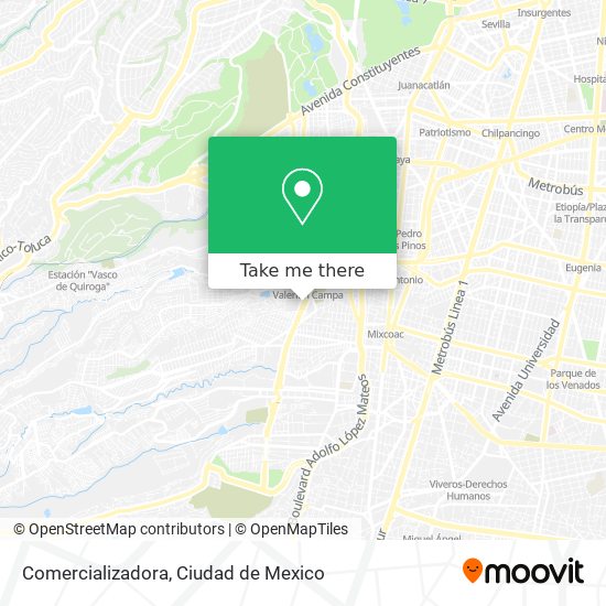 Comercializadora map