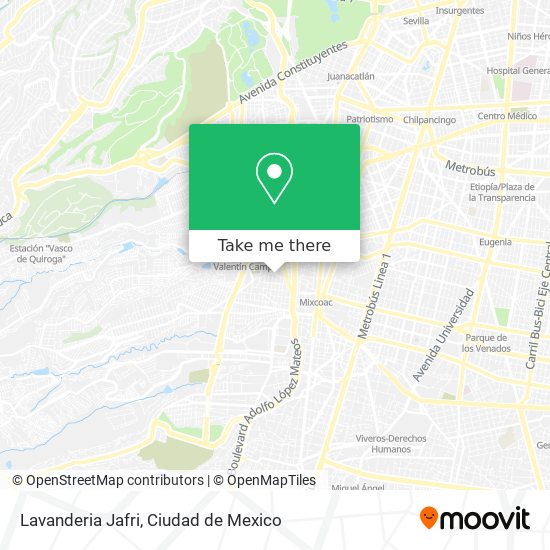 Mapa de Lavanderia Jafri