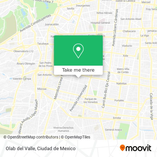 Olab del Valle map
