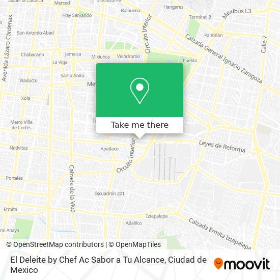 Mapa de El Deleite by Chef Ac Sabor a Tu Alcance