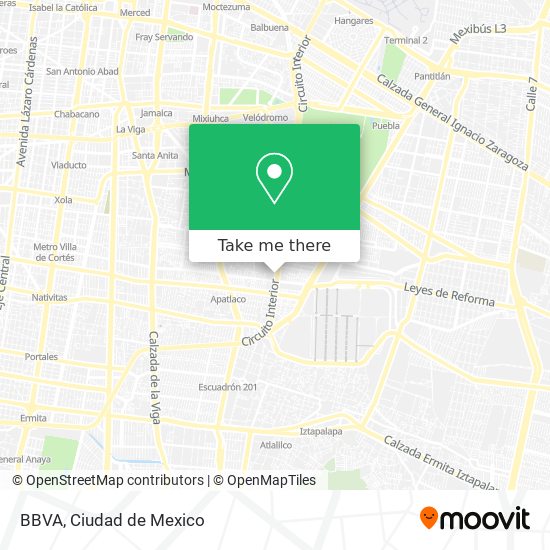 Mapa de BBVA