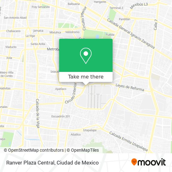 Mapa de Ranver Plaza Central