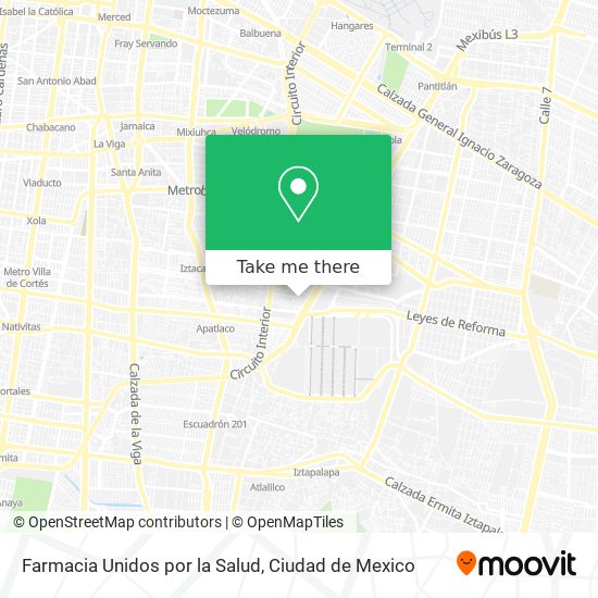 Farmacia Unidos por la Salud map