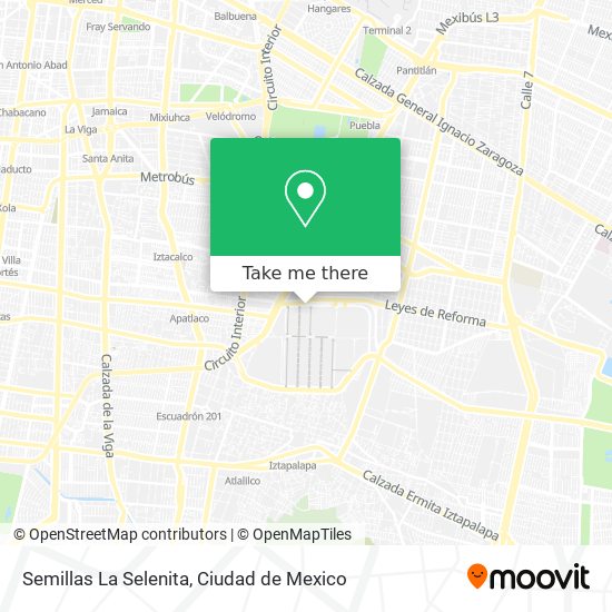 Semillas La Selenita map