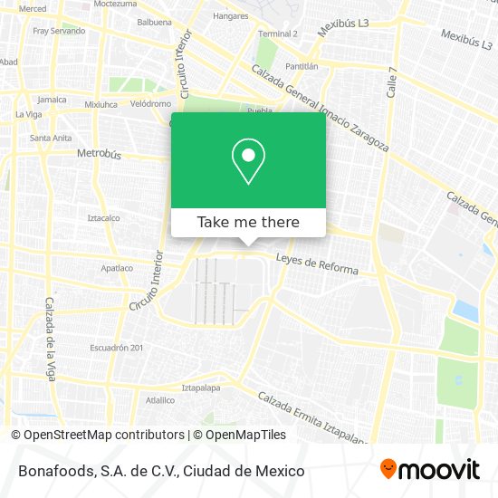 Mapa de Bonafoods, S.A. de C.V.