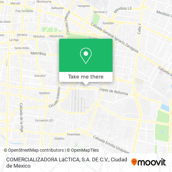 COMERCIALIZADORA LáCTICA, S.A. DE C.V. map