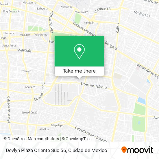 Devlyn Plaza Oriente Suc 56 map