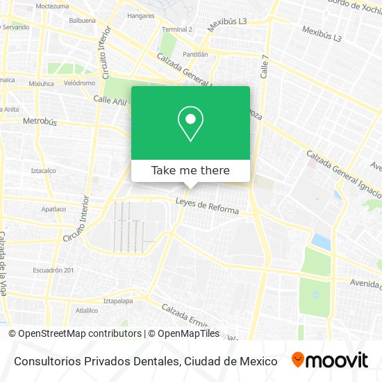 Mapa de Consultorios Privados Dentales