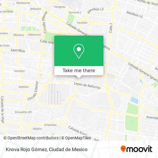 Mapa de Knova Rojo Gómez