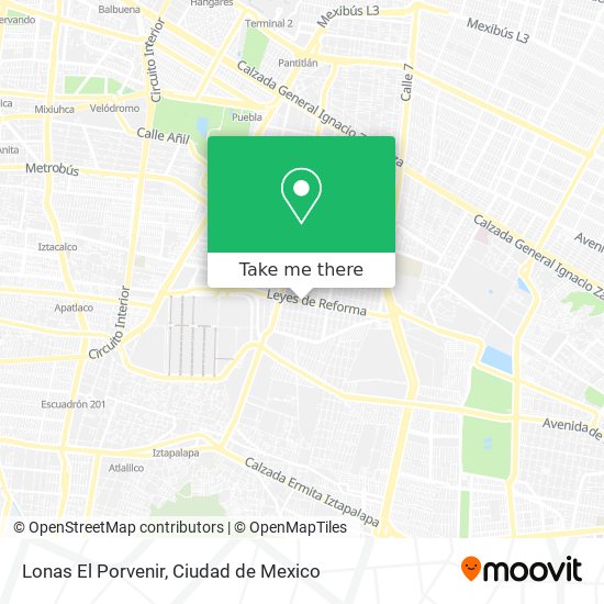 Mapa de Lonas El Porvenir