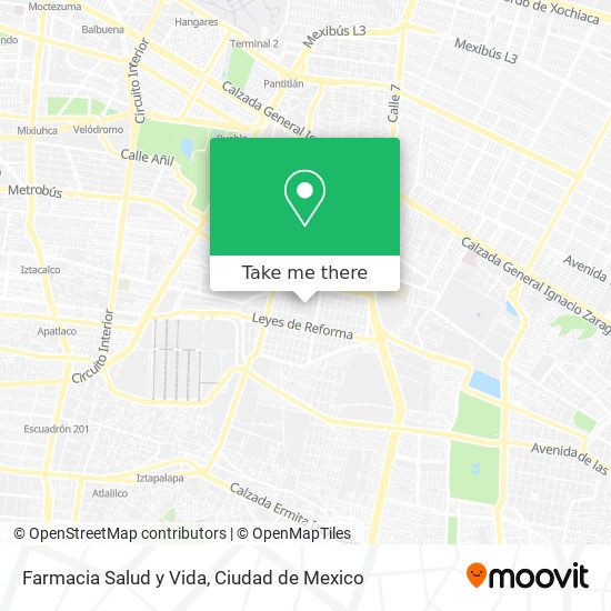 Farmacia Salud y Vida map