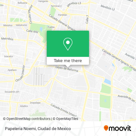 Papeleria Noemi map