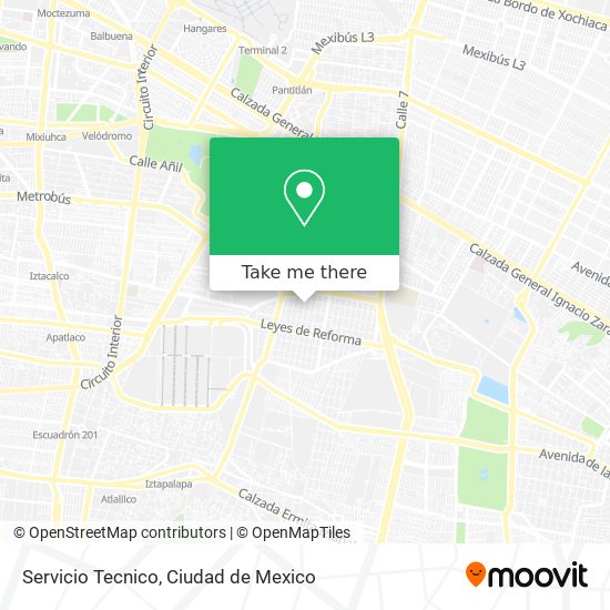 Servicio Tecnico map