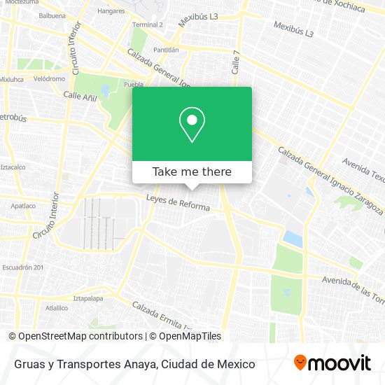 Mapa de Gruas y Transportes Anaya
