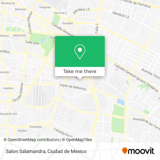 Salon Salamandra map