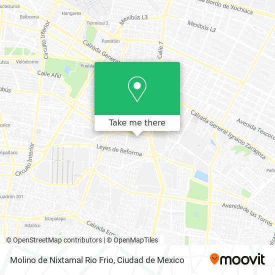 Mapa de Molino de Nixtamal Rio Frio