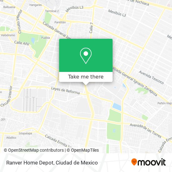 Ranver Home Depot map