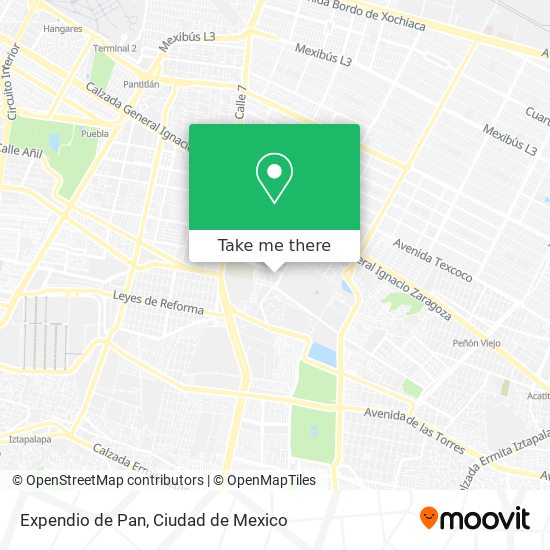 Mapa de Expendio de Pan