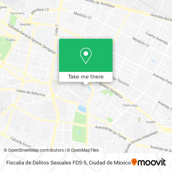 Mapa de Fiscalia de Delitos Sexuales FDS-5