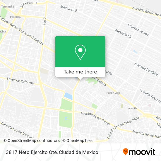 3817 Neto Ejercito Ote map