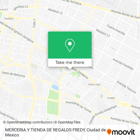 MERCERIA Y TIENDA DE REGALOS FREDY map