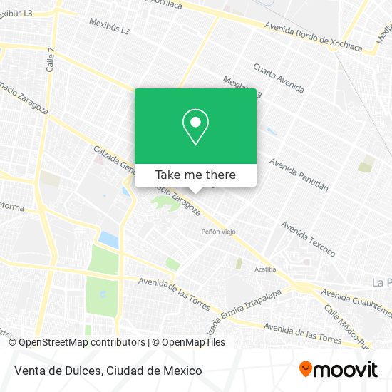 Mapa de Venta de Dulces