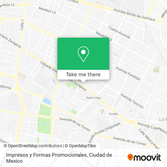 Impresos y Formas Promocionales map