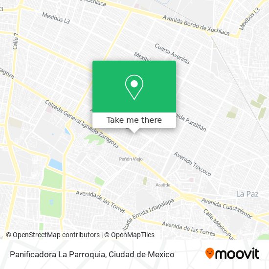 Panificadora La Parroquia map