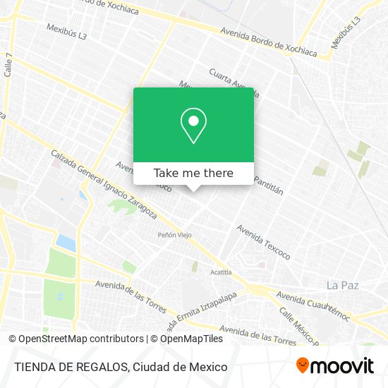 TIENDA DE REGALOS map