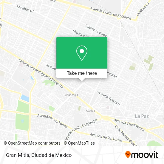 Gran Mitla map