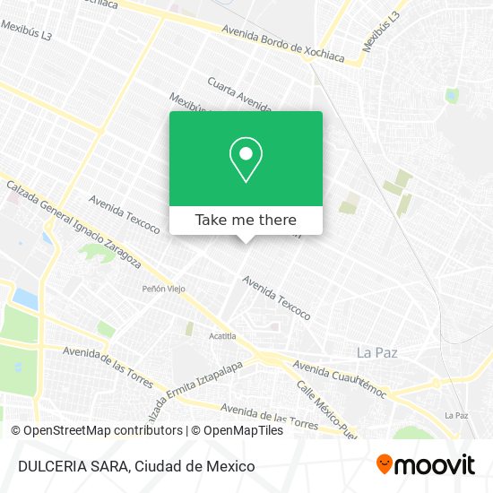 Mapa de DULCERIA SARA