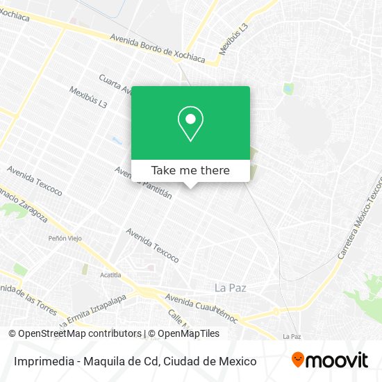 Imprimedia - Maquila de Cd map