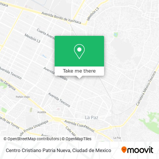 Mapa de Centro Cristiano Patria Nueva